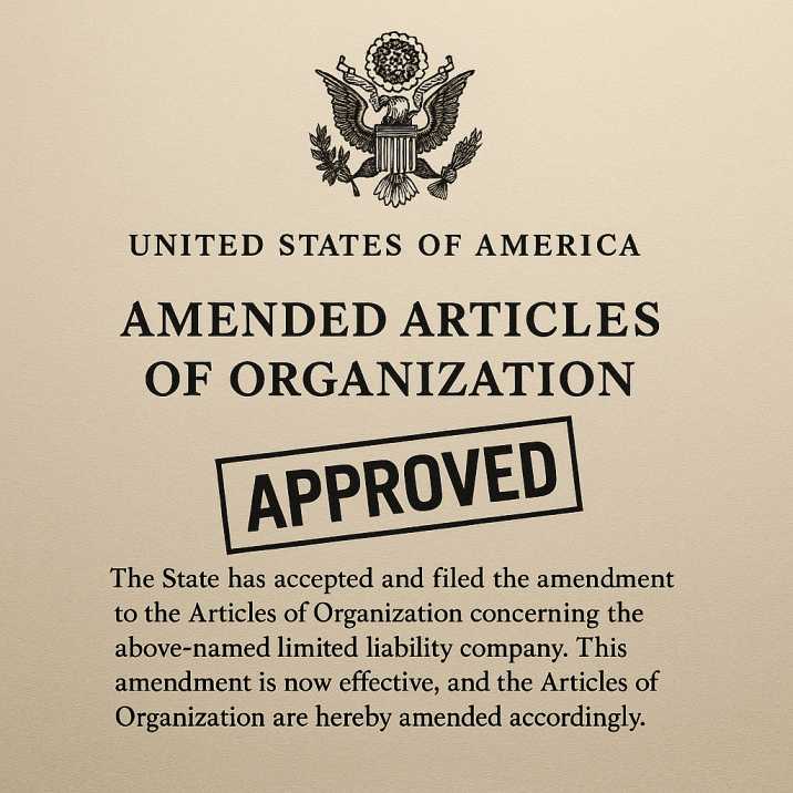LLC Amendment