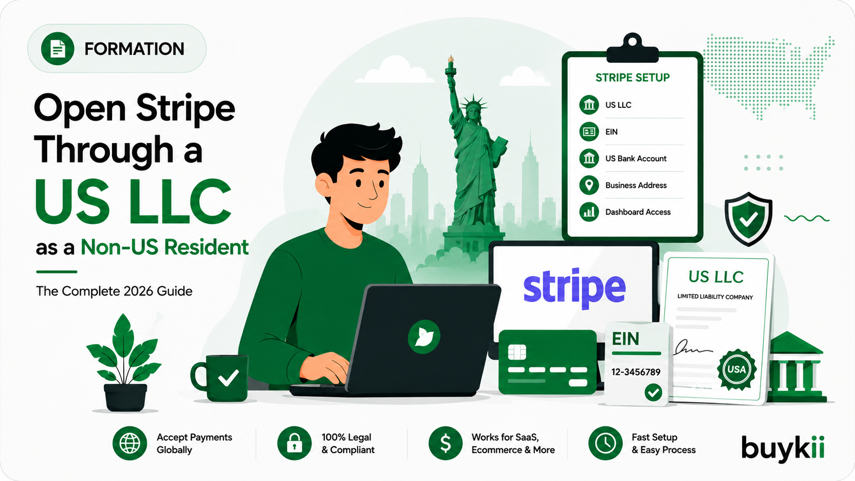 How to Open Stripe Through a US LLC as a Non-US Resident