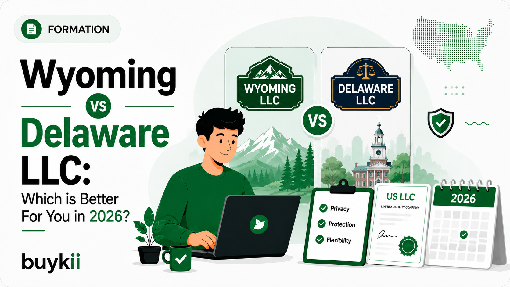 Wyoming vs Delaware LLC for Non-US Residents: Which Is Better for You in 2026?